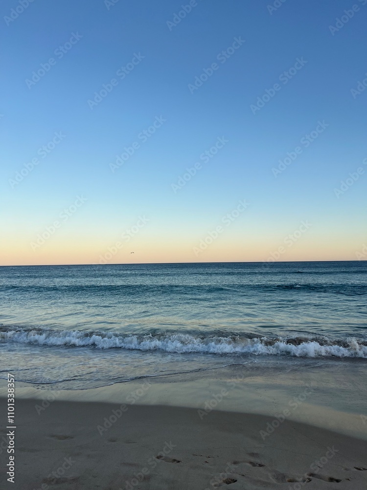 Obraz premium Ocean, sunset
