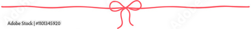 Hand drawn Bow knot border

