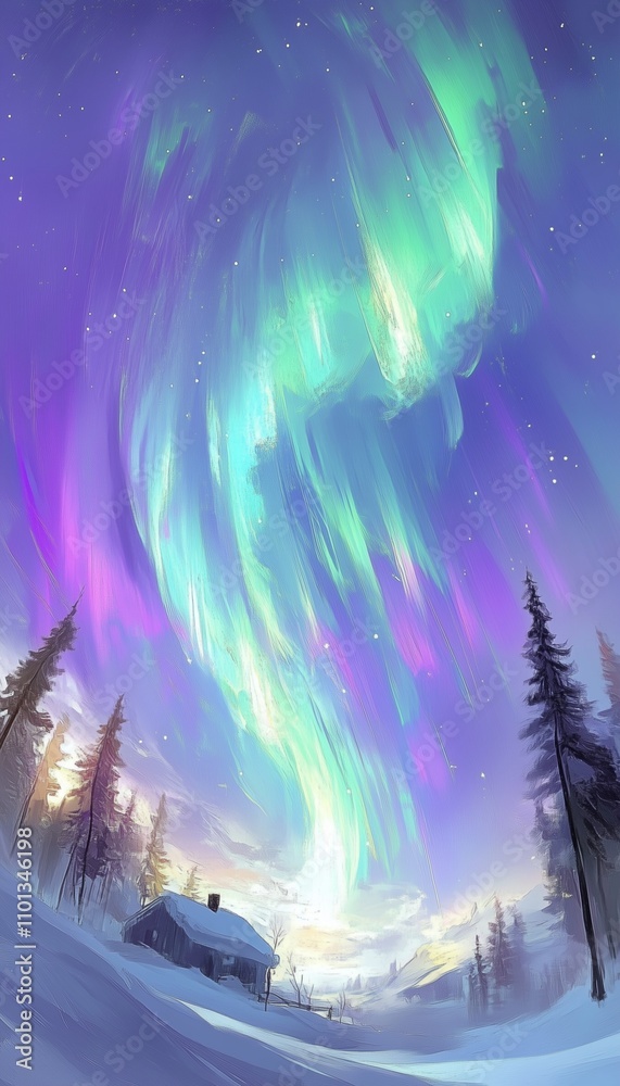 aurora borealis northern lights at night sky