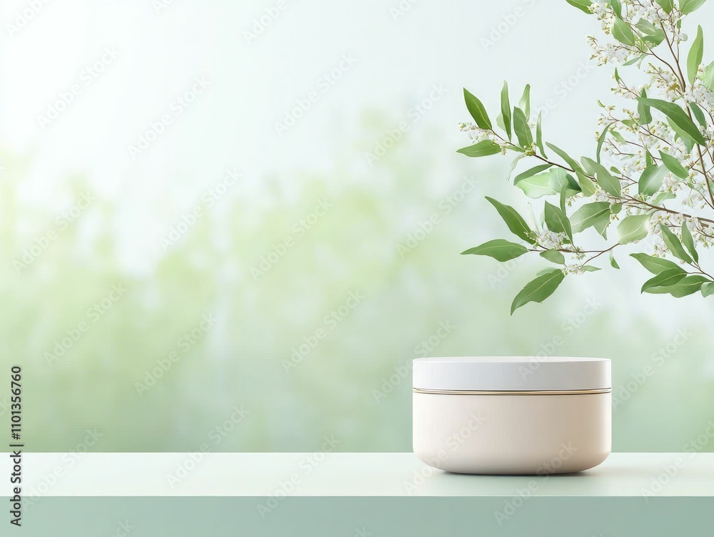 Chic product showcase for mock-up style guide, minimalist aesthetic, soft pastels, front view emphasis, complemented by tranquil nature scenery. Chic product showcase for mock-up style guide, minimalist aesthetic, soft pastels, front view emphasis, complemented by tranquil nature scenery.