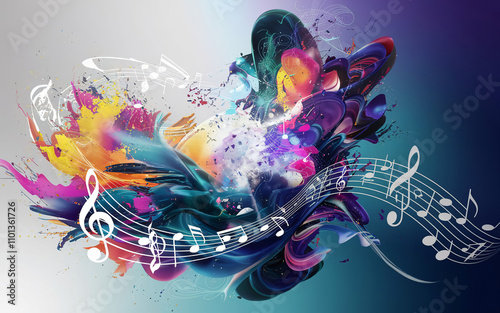 abstract music background