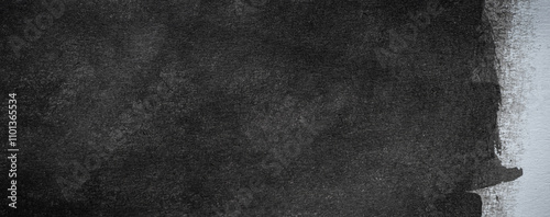 日本の墨で塗られた黒い背景