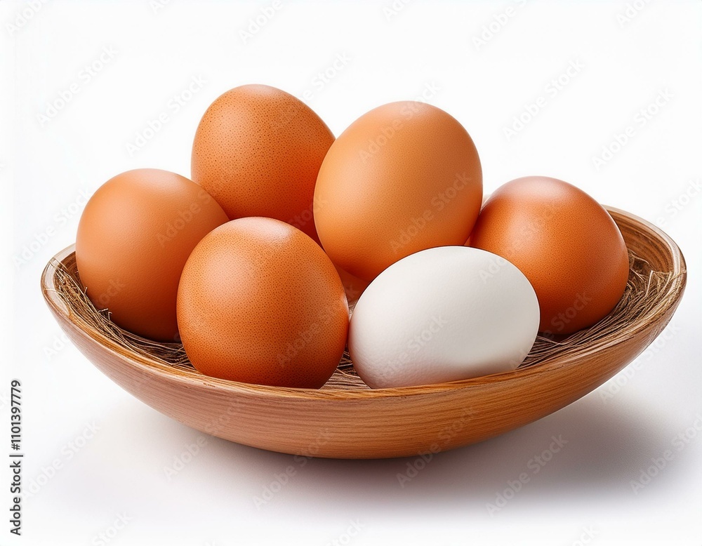 Egg collection isolated on clean backgrounds, highlighting natural aesthetics and versatility for food ads, packaging, and educational themes Egg collection isolated on clean backgrounds, highlighting natural aesthetics and versatility for food ads, packaging, and educational themes