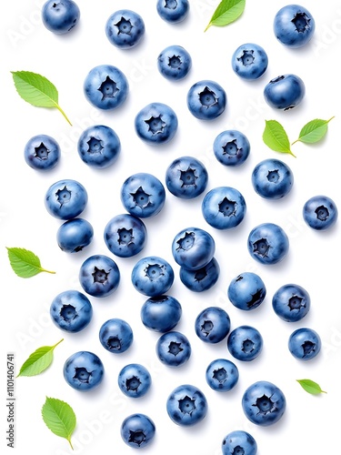 Fresh Blueberry Background – Juicy Berry Texture Close-Up