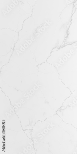 Smooth and elegant white marble with intricate veining, architectural, interior