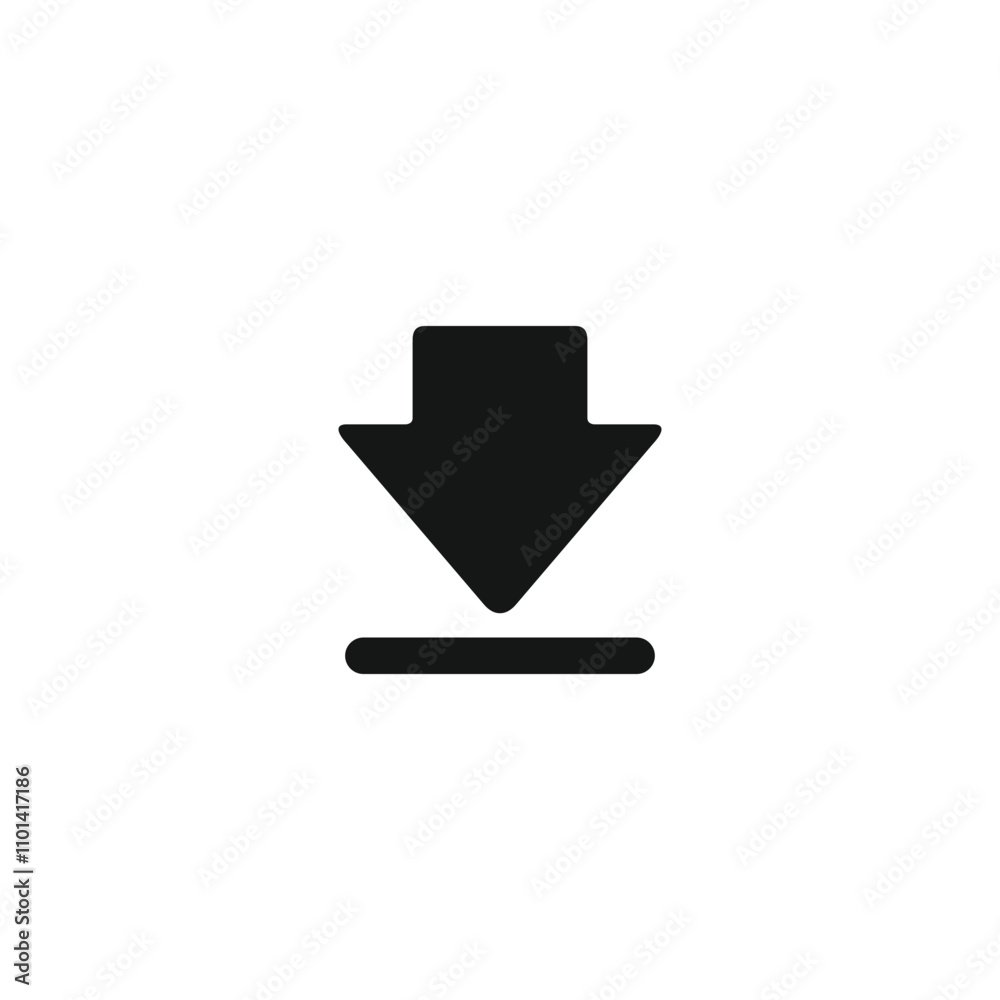 Download icon template vector illustration Download icon template vector illustration