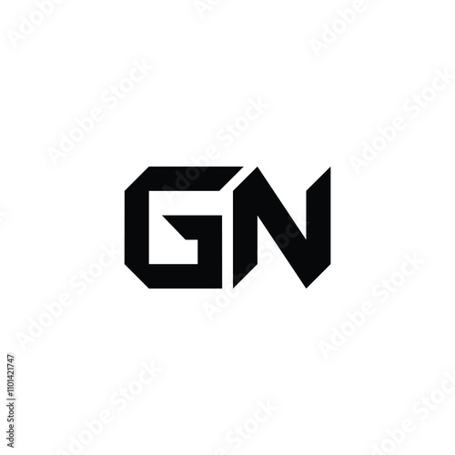 Free Download GN monogram logo design letter text name symbol monochrome logotype alphabet character simple logo - GFXLoad