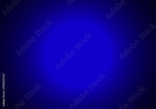 Fondo degradado radial en azul y negro. Luz azul. Foco azul