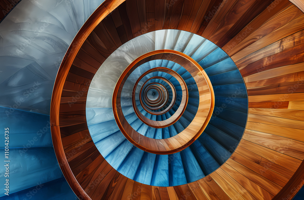 Fototapeta premium spiral staircase in a church