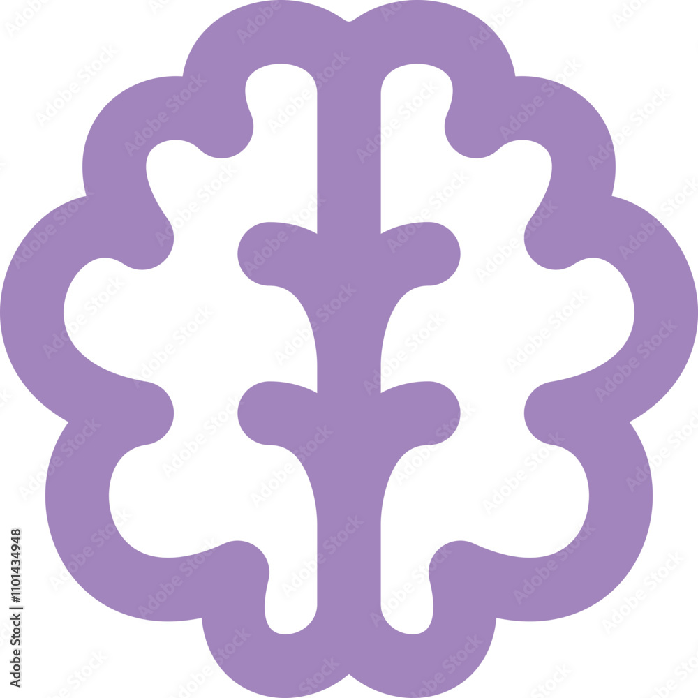 Obraz premium Brain icon logo design