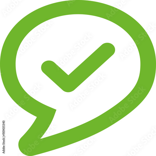 Chat Success icon logo design