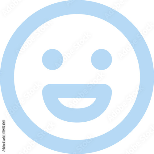 Emoji Laugh icon logo design