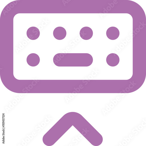 Keyboard Show icon logo design
