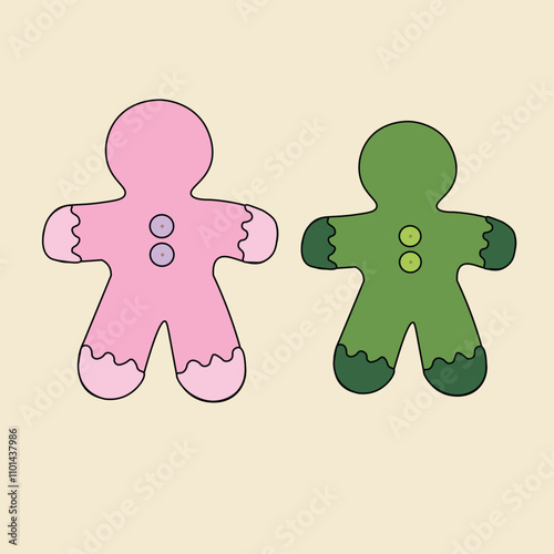 New matcha and strawberry flavored cookie