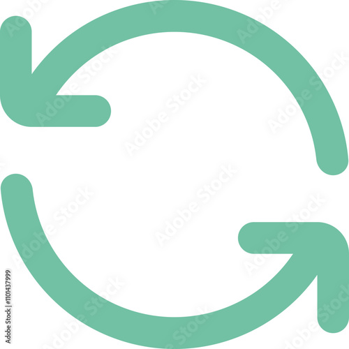 Refresh icon logo design