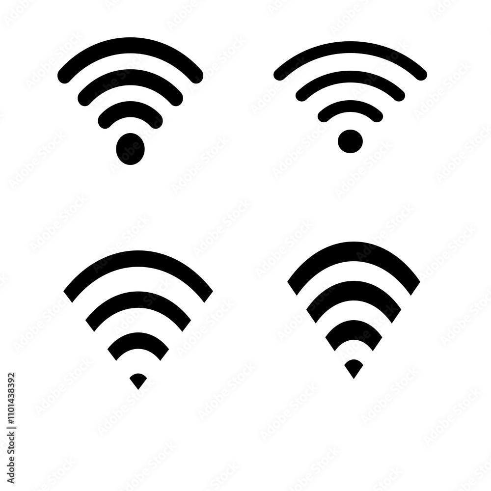 wireless network icon vector wireless network icon vector