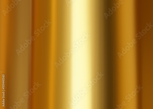 Golden background, Gold foil texture, Metallic gradient sheet, Metal effect.