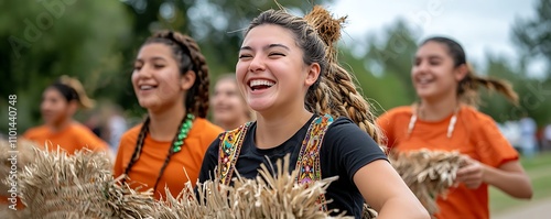 A yearly gathering, initially a small scale harvest celebration with agricultural rituals central to its practices, evolved over centuries photo