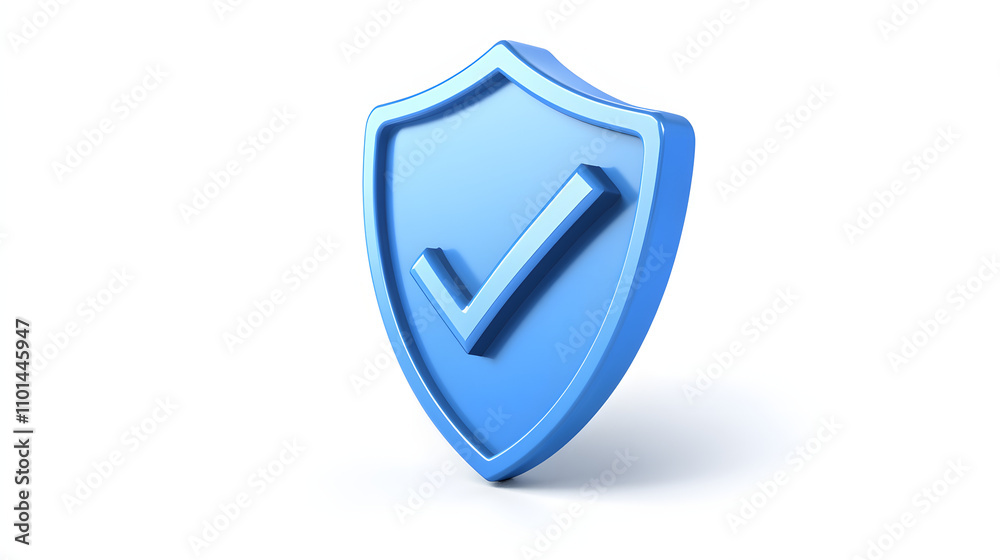 cartoon 3d Icon safety shield check mark perspective . Blue symbol security safety icon. Checkmark in minimalistic style. 3d vector illustration. white background cartoon 3d Icon safety shield check mark perspective . Blue symbol security safety icon. Checkmark in minimalistic style. 3d vector illustration. white background