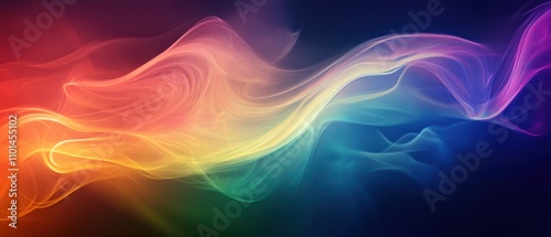 Wallpaper Mural Abstract Rainbow Swirls: A Symphony of Color and Light Torontodigital.ca