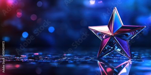 An artistic design of a star award graphic, highlighting creativity and excellence in a visual format.