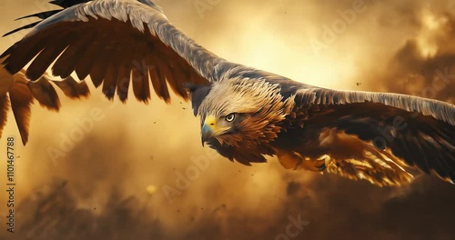 eagle in flight