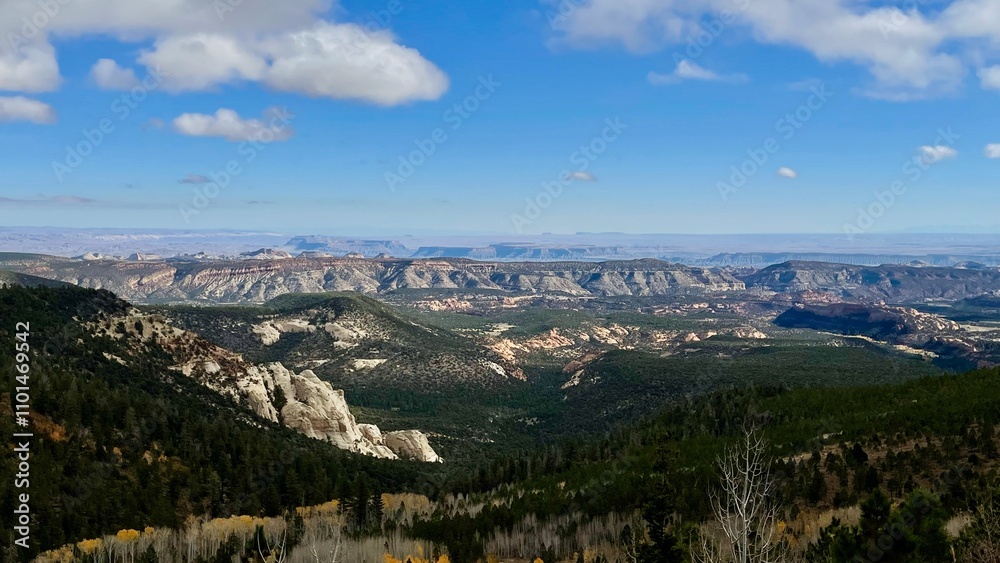 Naklejka premium panorama of the mountains