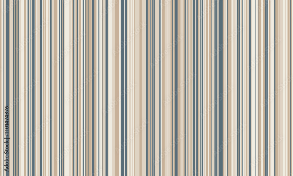 Obraz premium Pattern of vertical stripes, colorful thin and thick lines. Irregular stripe background, vector seamless texture. Abstract striped geometric design in bright colors.