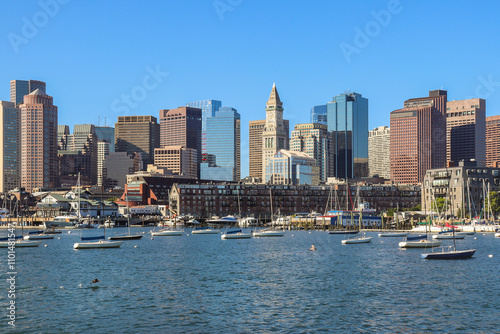 Fotografie boston skyline