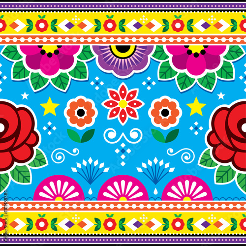 	
Diwali vector seamless pattern with roses inspired by Pakistani or Indian truck art. Non AI generated
 