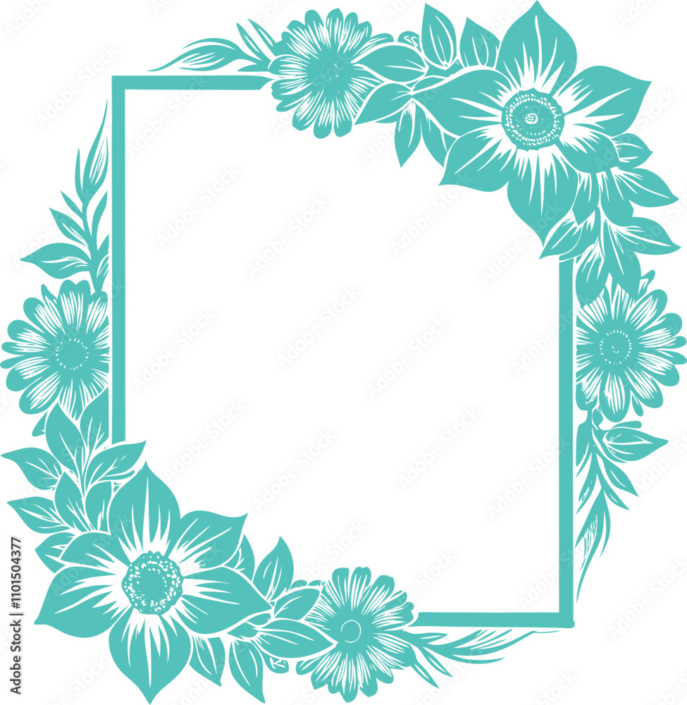 Obraz premium Flower Frame
