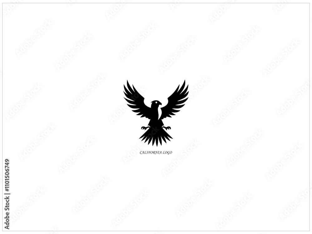 Obraz premium California logo design , vector , icon , illustration which contain a country map identity .