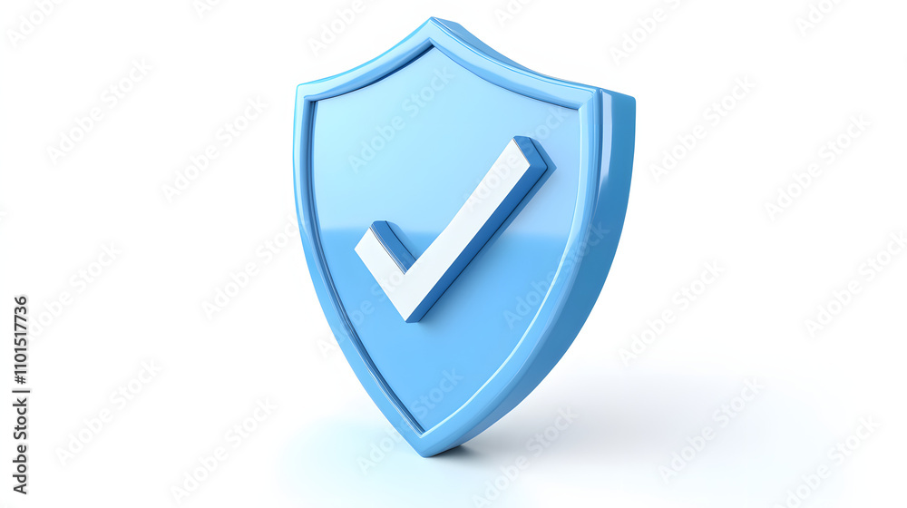 cartoon 3d Icon safety shield check mark perspective . Blue symbol security safety icon. Checkmark in minimalistic style. 3d vector illustration. white background cartoon 3d Icon safety shield check mark perspective . Blue symbol security safety icon. Checkmark in minimalistic style. 3d vector illustration. white background