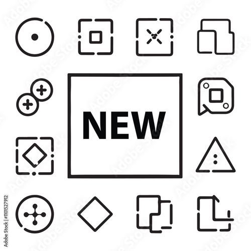 Customizable Icon Design Bundle for Digital Platforms