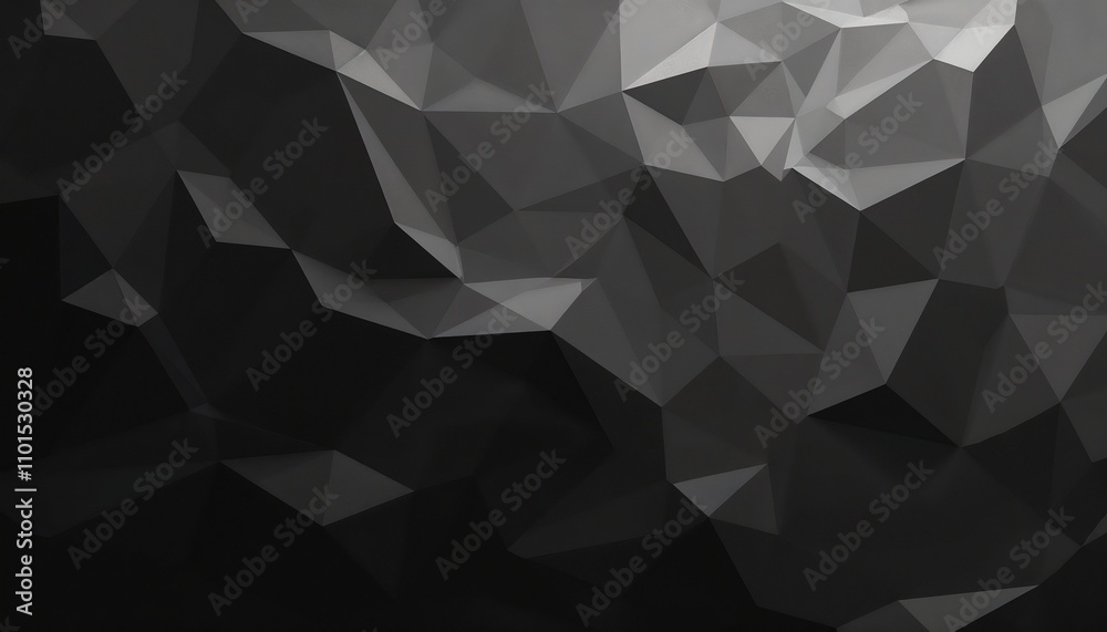 Abstract fragmented polygon background in sharp charcoal tones
Abstract fragmented polygon background in sharp charcoal tones