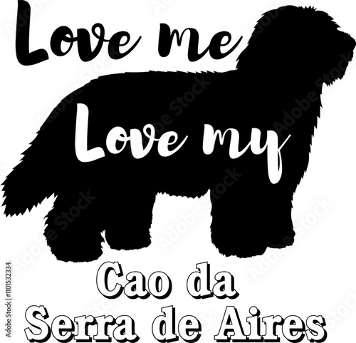  Cao da Serra de Aires.svg dog silhouette, dog, dog breeds, logo, vector, love me love my dog, silhouette, i love my dog, animal, illustration, icon, sign, design, black, symbol, pet, love 