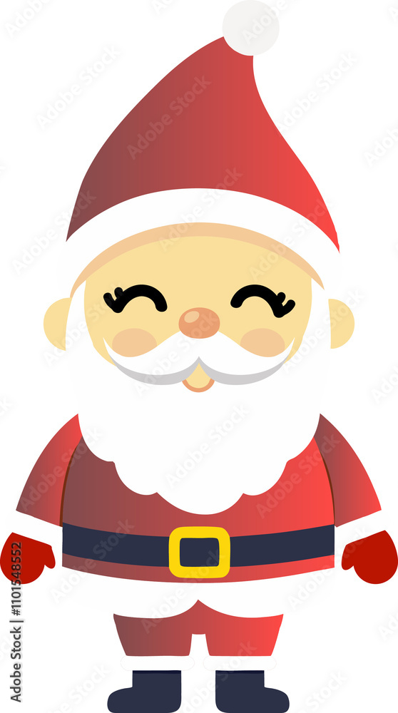 Cute Santa Claus cartoon, merry christmas Cute Santa Claus cartoon, merry christmas