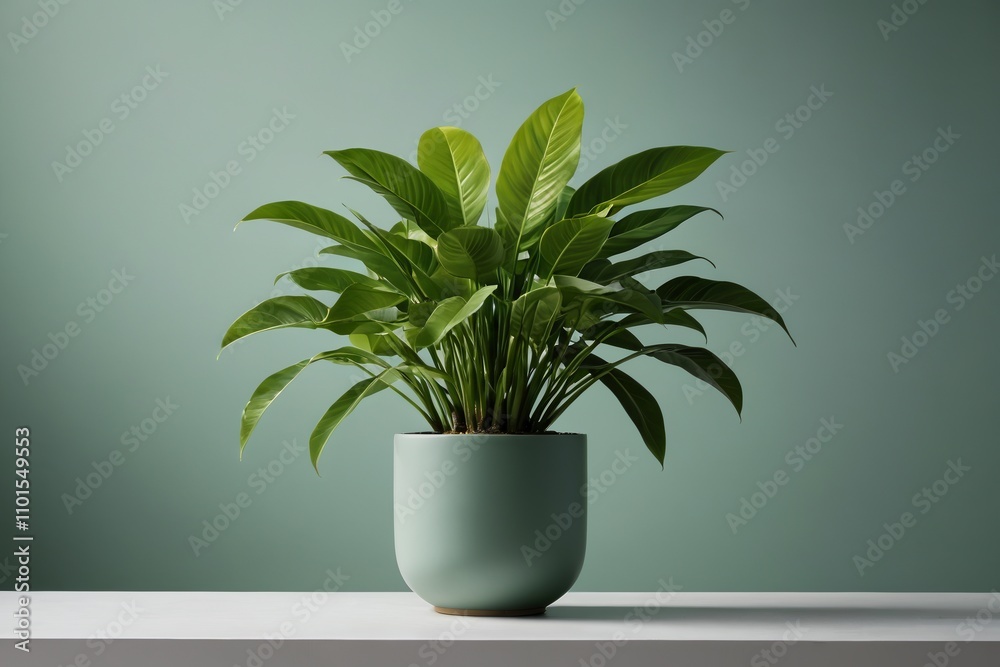 there is a plant that is sitting in a pot on a table there is a plant that is sitting in a pot on a table