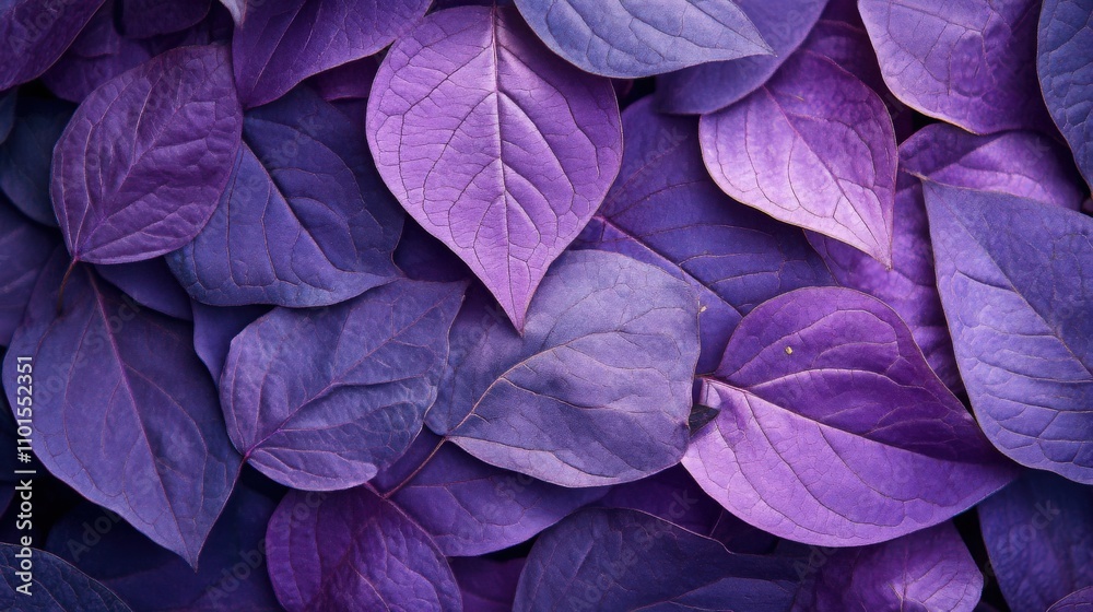 Rich Purple Leaves Natural Background Texture Rich Purple Leaves Natural Background Texture
