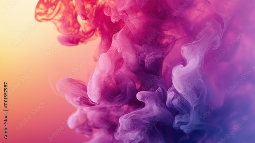 Colorful abstract clouds of ink in a gradient background Colorful abstract clouds of ink in a gradient background