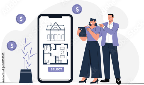 Brokerage Concept Illustration