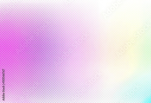 Abstract colorful halftone gradient background