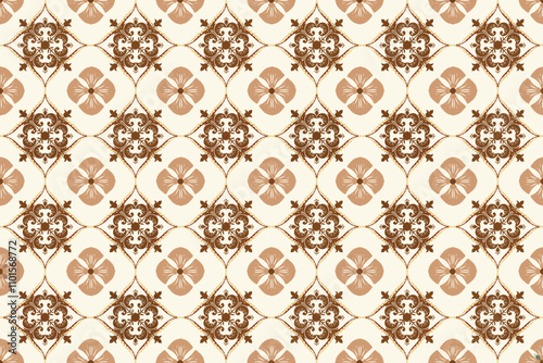 Damask patterns feature intricate, symmetrical motifs inspired by floral or ornamental designs. Often elegant and timeless, they are ideal for clothing, rugs, and home decor.