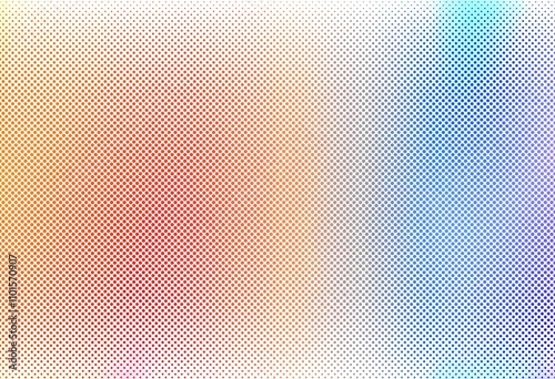 Abstract colorful halftone gradient background