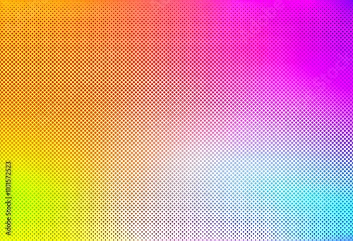 Abstract colorful halftone gradient background