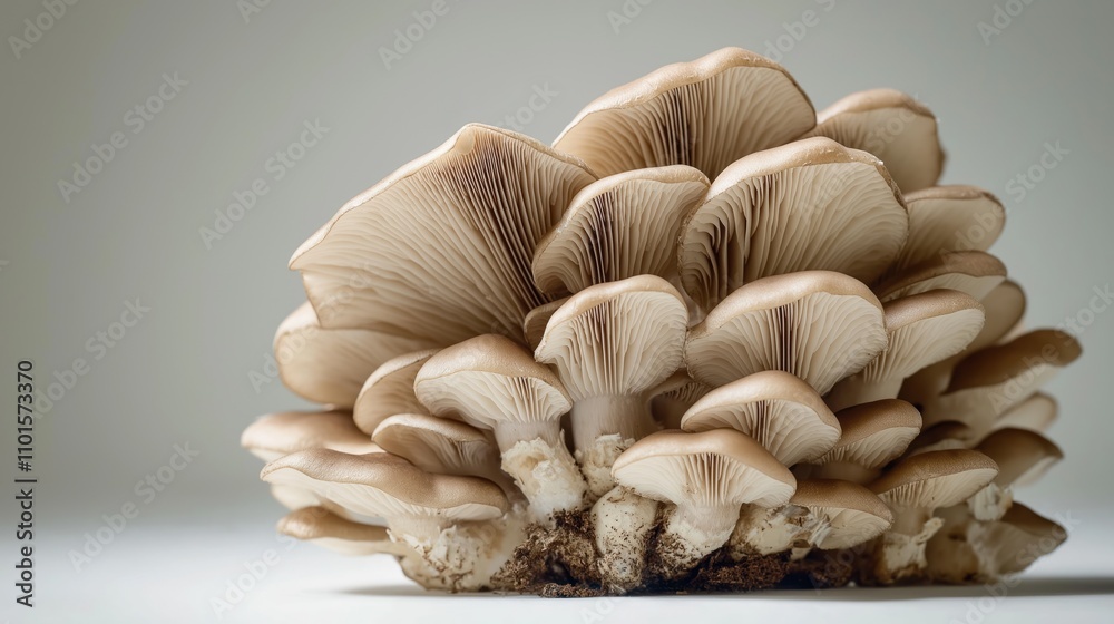 Closeup view of maitake mushrooms. Natural light highlights texture, delicate structure of mushroom cluster. Fresh, healthy. Ideal for food blog cooking articles. Healthy eating. Sustainable food Closeup view of maitake mushrooms. Natural light highlights texture, delicate structure of mushroom cluster. Fresh, healthy. Ideal for food blog cooking articles. Healthy eating. Sustainable food