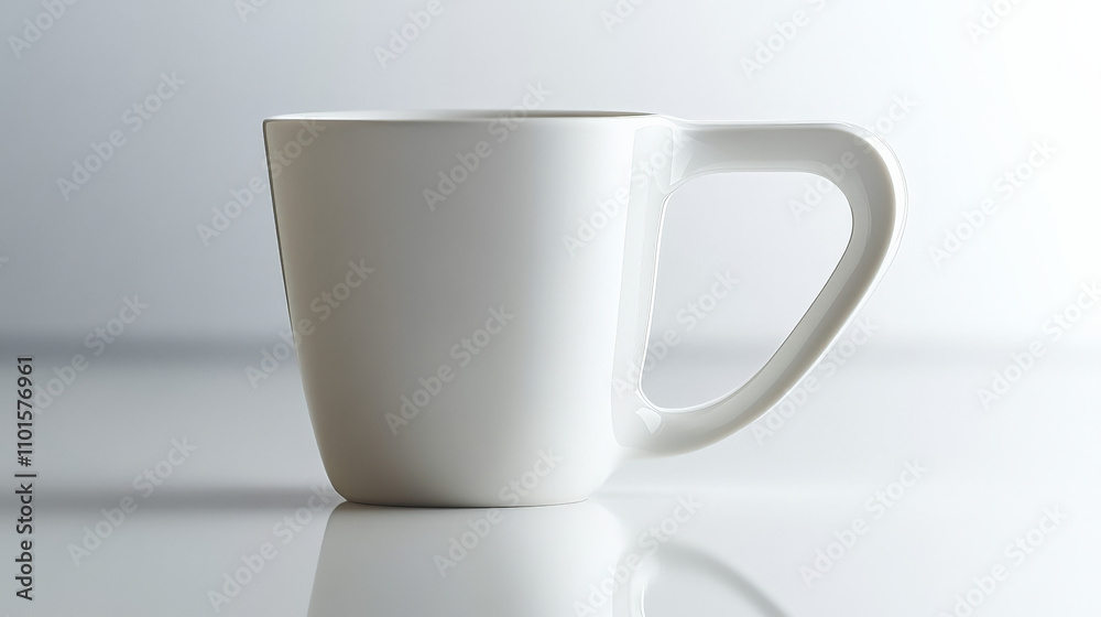 A standard ceramic mug mockup A standard ceramic mug mockup