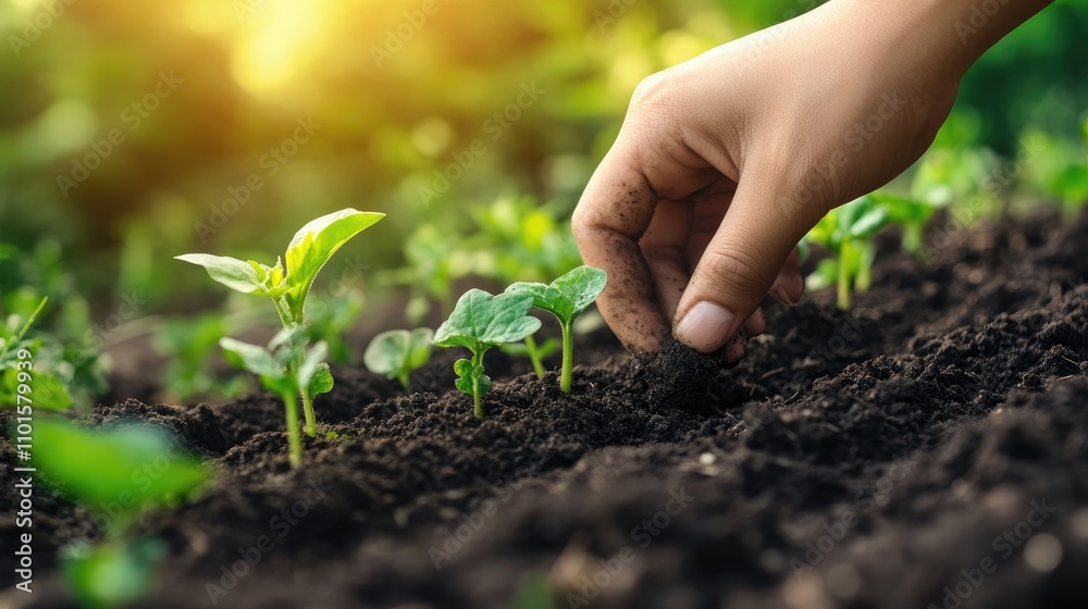 Tech developer cultivating innovative agricultural solutions in rural areas, focusing on planting seedlings and enhancing community development. Tech developer cultivating innovative agricultural solutions in rural areas, focusing on planting seedlings and enhancing community development.