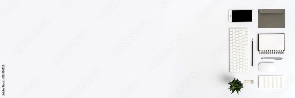 Business accessories with copy space