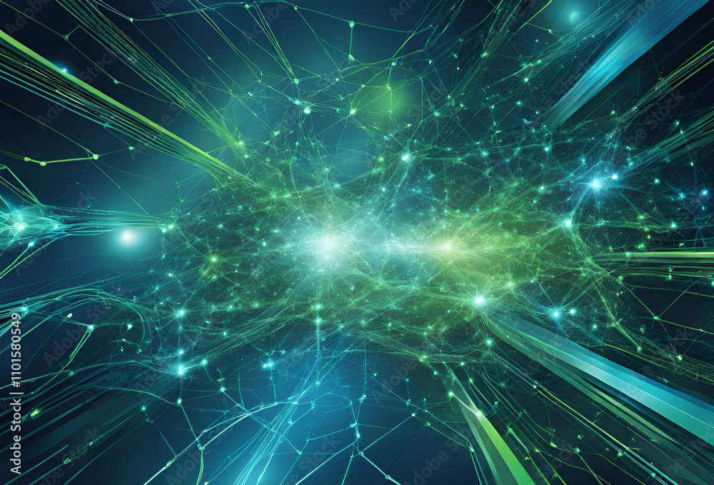 Technology Network Background. Technology Network Background.